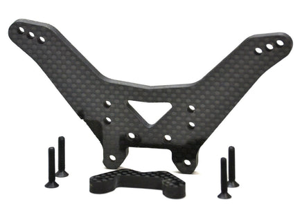 Exotek Racing - XT2 4mm Carbon Rear Tower, for Stand Up Gearbox, with Spacer - Hobby Recreation Products