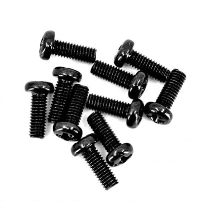 Futaba - Metal Gear Horn Screw Pack, 3mm x 8mm - Hobby Recreation Products