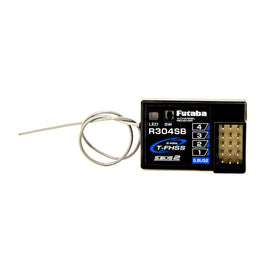 Futaba - R304SB 2.4GHz T-FHSS 4-Channel Telemetry Enabled Receiver - Hobby Recreation Products