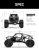 Gmade - 1/10 GR01 4WD GOM Rock Crawler Buggy Kit - Hobby Recreation Products