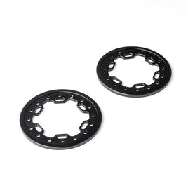 Gmade - 1.9" Aluminum Ring Beadlock Ring CL (Black) (2): GOM - Hobby Recreation Products