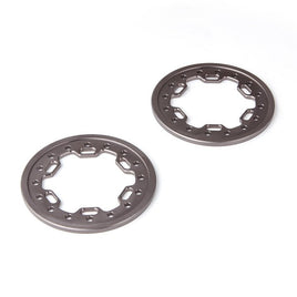 Gmade - 1.9" Aluminum Ring Beadlock Ring CL (Gun Metal) (2): GOM - Hobby Recreation Products