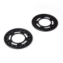 Gmade - 1.9" Aluminum Ring Beadlock Ring ST (Black) (2): GOM - Hobby Recreation Products