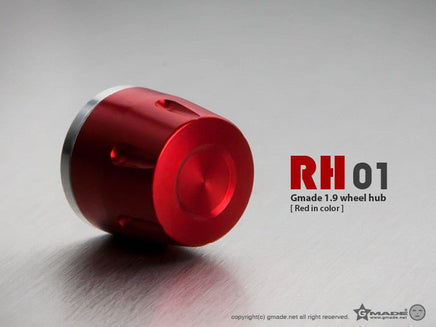 Gmade - 1.9 RH01 Wheel Hubs (Red) (4) - Hobby Recreation Products