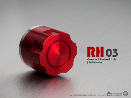 Gmade - 1.9 RH03 Wheel Hubs (Red) (4) - Hobby Recreation Products