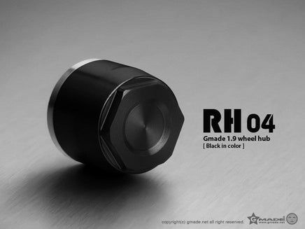 Gmade - 1.9 RH04 Wheel Hubs (Black) (4) - Hobby Recreation Products