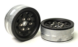 Gmade - 1.9" SR04 Beadlock Wheels (Matte Black) - Hobby Recreation Products