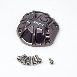 Gmade - 3D Machined Differential Cover (Titanium Gray) for GS01 Axle. - Hobby Recreation Products