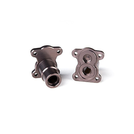 Gmade - Aluminum Straight Axle Adapter (2) Titanium Gray for R1 Axle - Hobby Recreation Products
