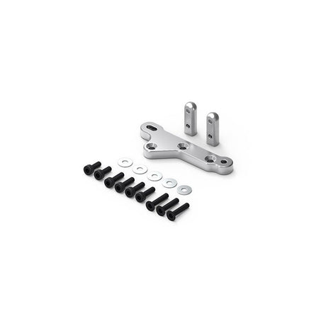 Gmade - GA60 Aluminum Axle Servo Mount (Silver): GOM - Hobby Recreation Products