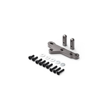 Gmade - GA60 Aluminum Axle Servo Mount (Titanium Gray): GOM - Hobby Recreation Products