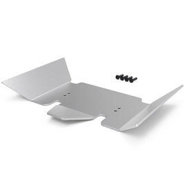 Gmade - GR01 Aluminum Skid Plate (Silver): GOM - Hobby Recreation Products