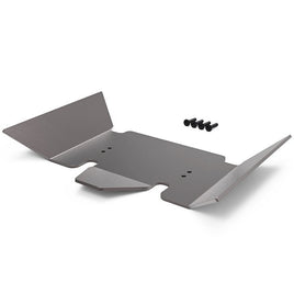 Gmade - GR01 Aluminum Skid Plate (Titanium Gray): GOM - Hobby Recreation Products