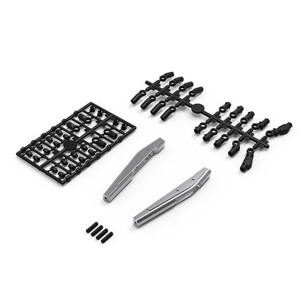 Gmade - GR01 Aluminum Trailing Arm (Silver): GOM - Hobby Recreation Products