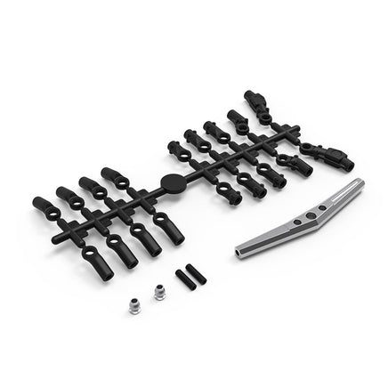 Gmade - GR01 Machined M4 99mm Upper Link (Silver): GOM - Hobby Recreation Products