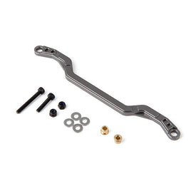 Gmade - GS01 Machined Steering Link 116mm (Titanium Gray), fits Komodo, Sawback - Hobby Recreation Products