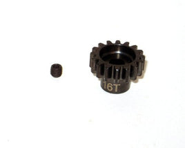 Gmade - Mod1 5mm Hardened Steel Pinion Gear 16 Tooth (1) - Hobby Recreation Products