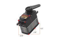 Hitec - HS-7950TH High Voltage Ultra Torque Titanium Gear Coreless Ultra Premium Servo .14sec/486oz @ 7.4v - Hobby Recreation Products