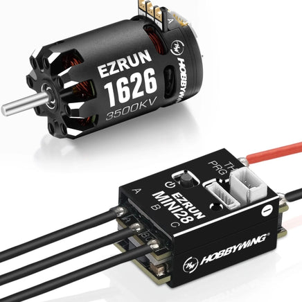 Hobbywing - EZRUN Mini28 ESC and 1626 SD 3500KV Motor Combo - Hobby Recreation Products