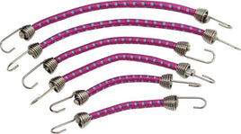 Hot Racing - 1/10 Scale Bungee Cord Set, Purple w/ Blue, 6pcs - Hobby Recreation Products