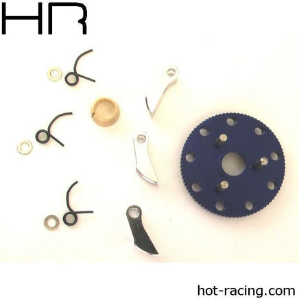 Hot Racing - 3.3 Light Weight Flywheel 3-Shoe Clutch Kit - Hobby Recreation Products