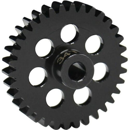 Hot Racing - 34 Tooth Steel Mod 1 Pinion Gear, 5mm - Hobby Recreation Products