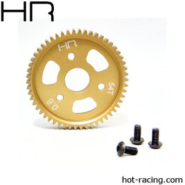 Hot Racing - 54 Tooth Aluminum Spur Gear, 32 Pitch (0.8Mod) - Hobby Recreation Products