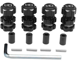 Hot Racing - Aluminum +10mm 17mm Splined Hubbs, for Traxxas Maxx - Hobby Recreation Products