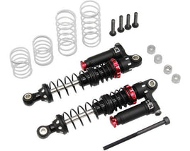 Hot Racing - Aluminum Piggyback Shocks, Adjustable, 80mm - Hobby Recreation Products