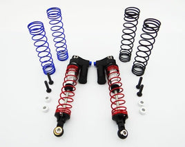 Hot Racing - Aluminum Piggyback Shocks w/ Adjustable Rebound, for 1/10 Scale SCX10 Trucks - Hobby Recreation Products