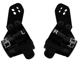 Hot Racing - Aluminum Rear Axle Carriers w/ Bearings, Black, for Arrma Kraton Outcast - Hobby Recreation Products
