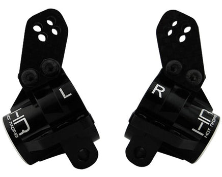 Hot Racing - Aluminum Rear Axle Carriers w/ Bearings, Black, for Arrma Kraton Outcast - Hobby Recreation Products