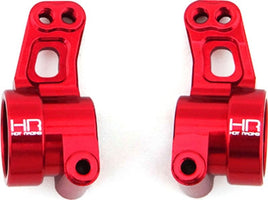 Hot Racing - Aluminum Rear Hubs, for Arrma 2WD, Red - Hobby Recreation Products