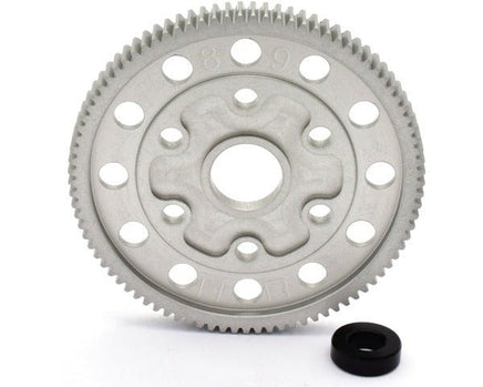 Hot Racing - Aluminum Spur Gear, for Axial Wraith/SCX10/AX10, (89 Tooth, 48 Pitch) - Hobby Recreation Products