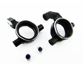 Hot Racing - Aluminum Steering Blocks w/Carbon Fiber Steering Arms, RC10B5, RC10B5M, RC10B5M Lite, RC10T5M - Hobby Recreation Products
