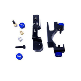 Hot Racing - Black Aluminum C-Hub (Caster Blocks) for Traxxas Slash 4x4 - Hobby Recreation Products