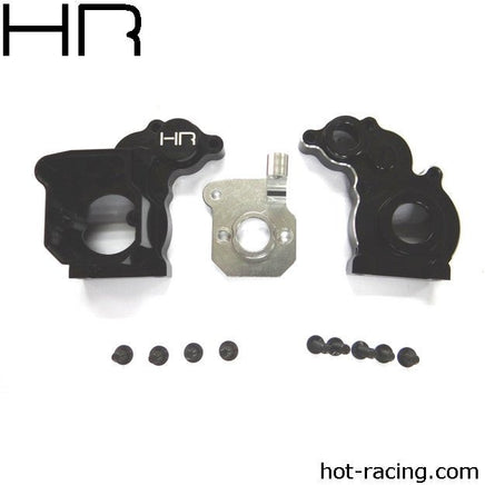 Hot Racing - Black Aluminum Center Gear Case for Axial Wraith - Hobby Recreation Products
