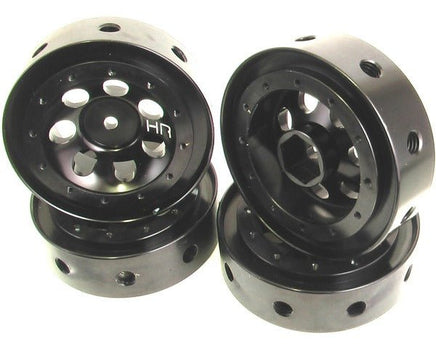 Hot Racing - Black MRC Beadlock 1.9" Wheels - Hobby Recreation Products