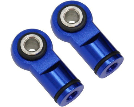 Hot Racing - Blue Ball Type Aluminum Shock Ends, for Traxxas Revo - Hobby Recreation Products