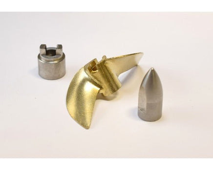 Hot Racing - Brass Propeller Set w/ Bullet Nut & Drive Dog-Traxxas M41 & Sparta - Hobby Recreation Products