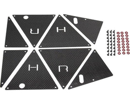 Hot Racing - Carbon Fiber Tube Chassis Side Inner Panels, for Traxxas Ultimate Desert Racer Tube Chassis - Hobby Recreation Products