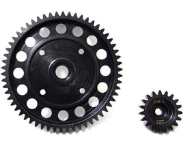 Hot Racing - Hardened Steel Spur & Pinion Gear Set (58 Tooth/19Tooth Stock) for Losi 5ive-T WRC - Hobby Recreation Products