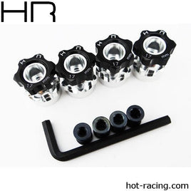Hot Racing - Hex Hub Adapters, 12mm to 17mm w/ 6mm Offset - Hobby Recreation Products
