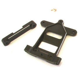 Hot Racing - Rear Chassis Plate & Arm Mount for B44 Models, Aluminum - Hobby Recreation Products