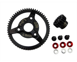 Hot Racing - Steel Pinion and Spur Gear Set, 18 Tooth, 60 Tooth, 32 Pitch - Hobby Recreation Products