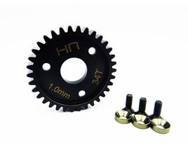 Hot Racing - Steel Spur Gear, 34 Tooth, 1.0 Mod, Traxxas Revo 3.3 and Slayer Pro 4x4 - Hobby Recreation Products