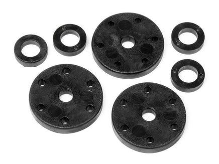 HPI Racing - 6 Holes Shock Piston Set, 6Holes, 1.2, 1.3, 1.4mm, Vorza Flux - Hobby Recreation Products