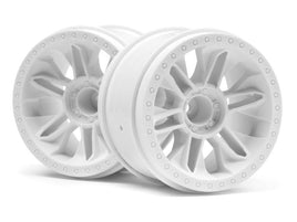 HPI Racing - 6-Shot Jumpshot ST Wheel, White, (2pcs) - Hobby Recreation Products