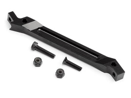 HPI Racing - Aluminum Front Chassis Brace, Trophy 3.5/4.6 Series (Black) (Opt) - Hobby Recreation Products