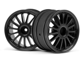 HPI Racing - Black Tarmac Wheel, 2.2", 57X35mm, for the WR8 (2pcs) - Hobby Recreation Products